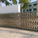 Thi công cửa cổng xếp tại Thủ Dầu Một