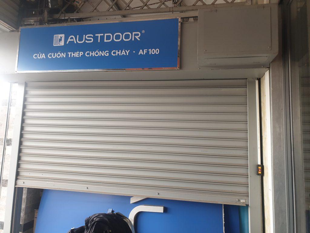 Lắp Cửa cuốn chống cháy Austdoor