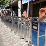 Cửa cổng xếp tự động Biên Hòa