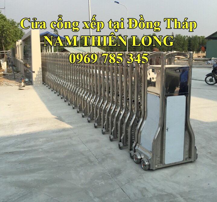 Cửa cổng xếp tại Đồng Tháp