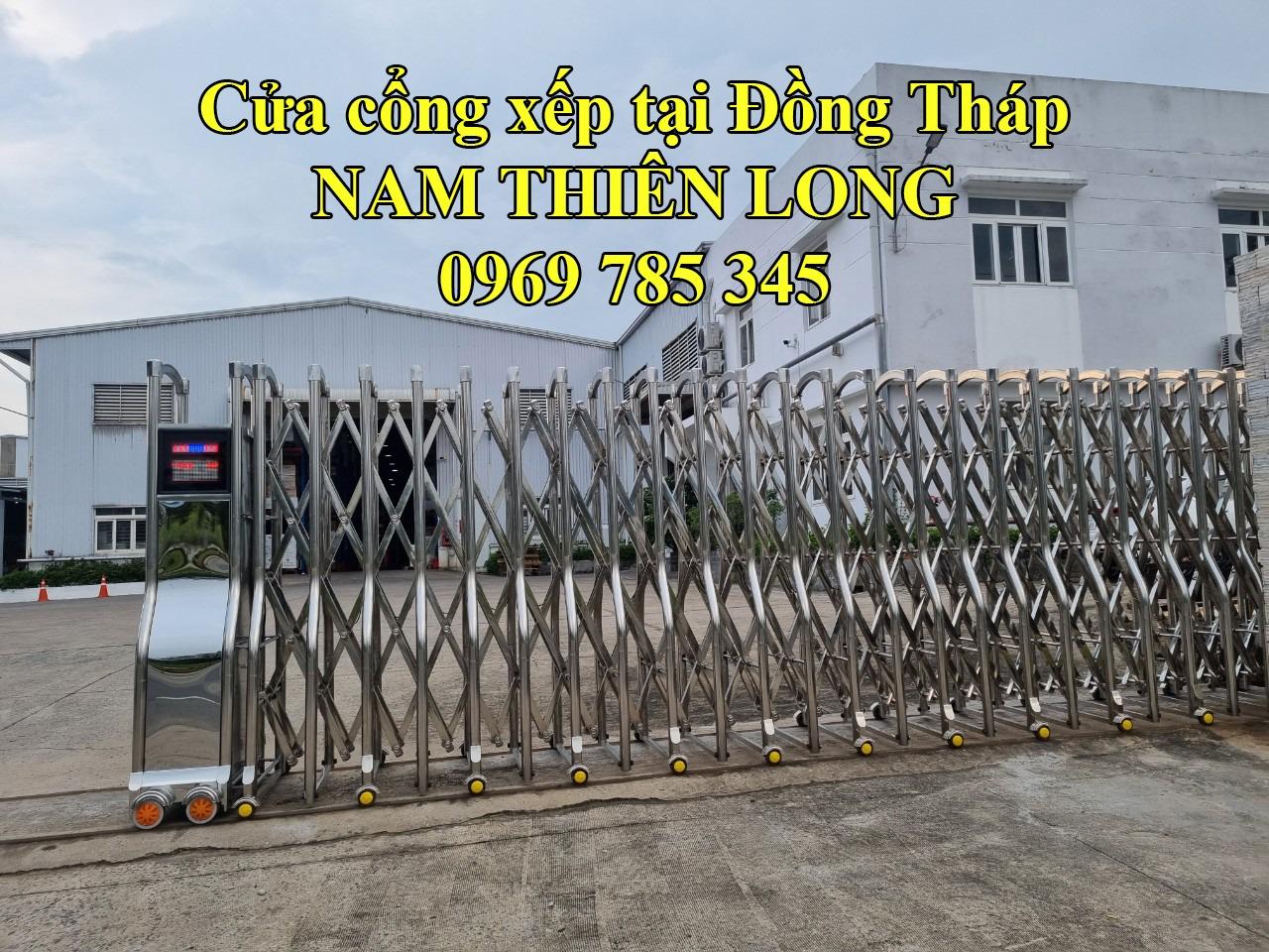 Cửa cổng xếp tại Đồng Tháp
