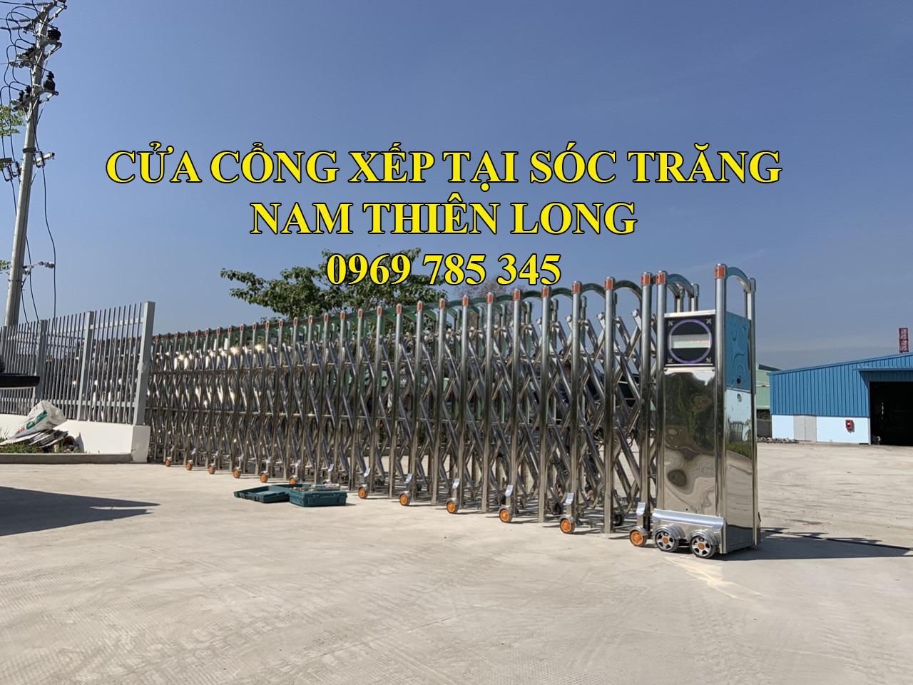 Cửa cổng xếp tại Sóc Trăng