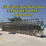 Cửa cổng xếp tại Đồng Tháp