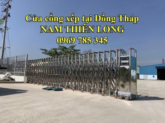 Cửa cổng xếp tại Đồng Tháp