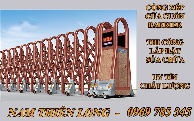 Nam Thiên Long báo giá cổng xếp tại Bình Dương mới nhất