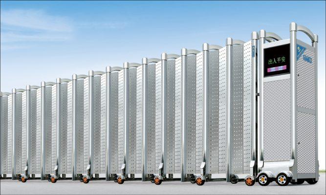 Hình ảnh dự án thi công cổng xếp trường học hoàn thiện bởi Nam Thiên Long