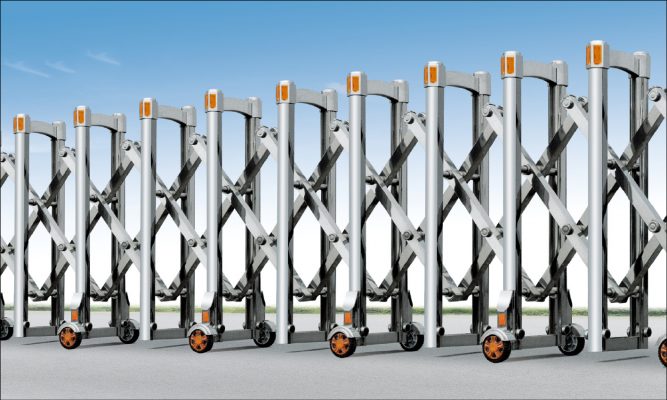 Dự án thi công cổng xếp inox nhà máy do Nam Thiên Long hoàn thiện