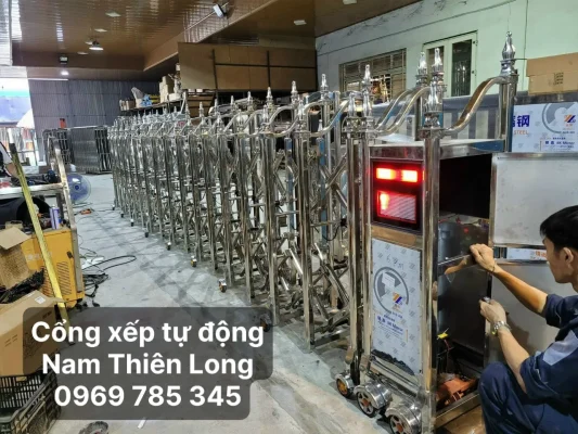 Thi Công Cổng Xếp KCN Mỹ Phước 2