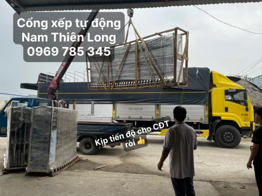 Lắp Cửa cổng xếp tại Tây Ninh