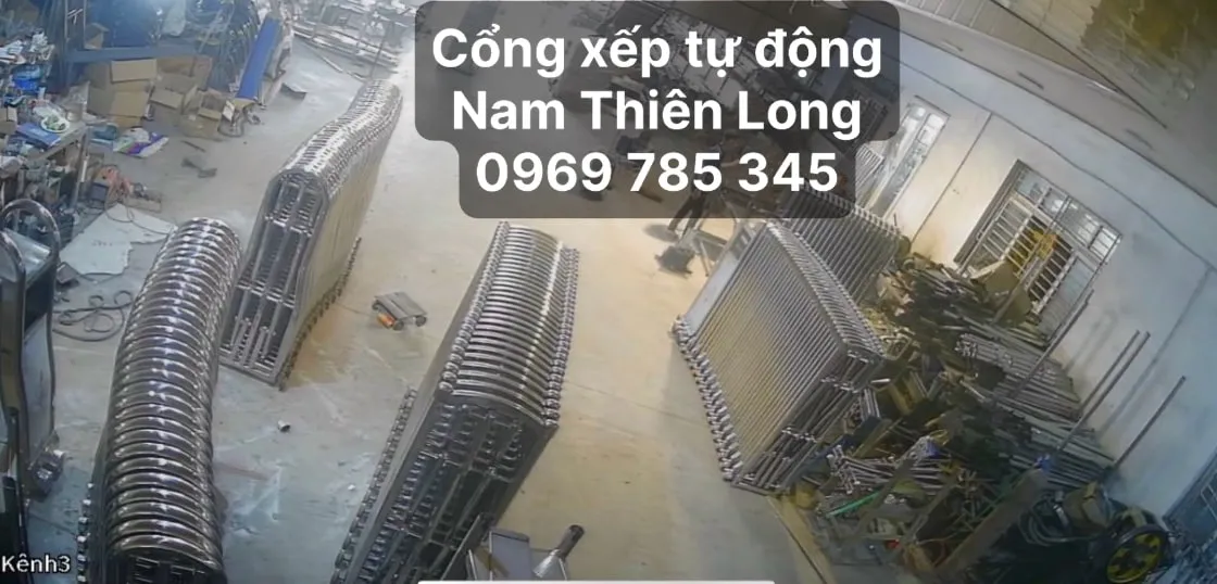 Lắp đặt cửa cổng xếp tại Bạc Liêu