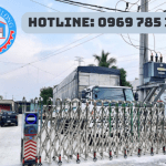 Thi Công Cổng Xếp KCN Sóng Thần 1 Trọn Gói – Nam Thiên Long