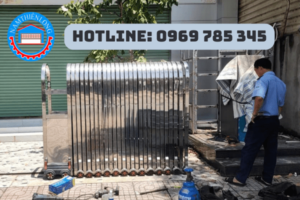 Báo Giá Cửa Cổng Xếp Hợp Kim Nhôm