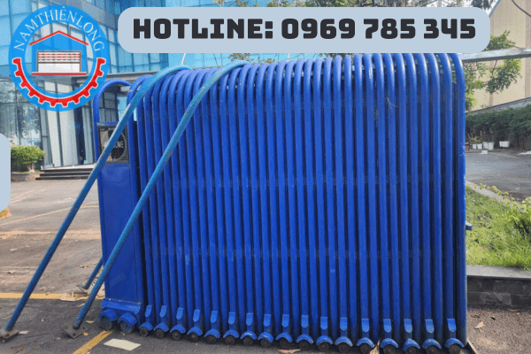 Lắp Đặt Cổng Xếp Inox Tại Dĩ An Giá Bao Nhiêu